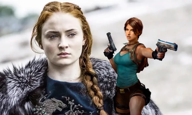 Sophie Turner como Lara Croft